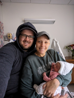 Alex & Hannah Olgard of Tawas City!Me and my sweetheart with our 3rd!