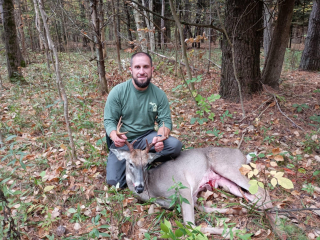 Thomas Vargo from Oscoda Bagged an 8 Point In Iosco County!  This is my first buck I’ve harvested so far!! 
