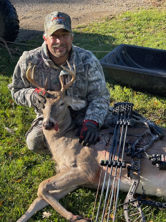 Chris Zepke of Otisville with a real nice 8 point!