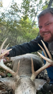 Steven Krieger of Reese bagged his 8 point in Saginaw County! Big 8 point been watching it all summer finally got a shot at it with my new killer instinct crossbow!  