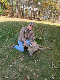 Tim Histed of Lupton bagged an 8 point!