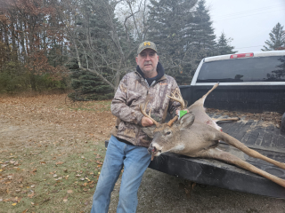 Robert Aron from Mikado pictured with his Alcona County 8 point!
