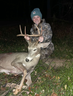 Sydney Petty from Glennie bagged a nice 9 point in Glennie!