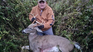Mike Badour from Standish bagged his 8 point in Twining!