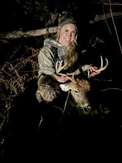 Emily Kramer of Bay City lands a 7 point in AuGres!