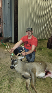 Bransen Bellville from Whittemore bagged his 8 point in Whittemore!