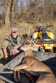 Larry Swiercz from Bay City Bagged an 8 point in Bad Axe!