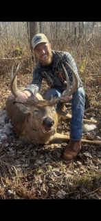 Andrew Johnson from Tawas City Bagged an 8 point in Iosco County!