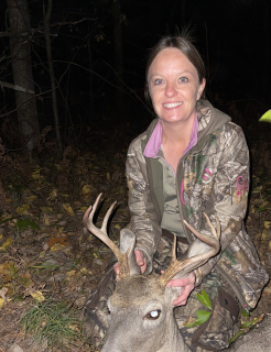 Holly Klukowski from Alcona County bagged an 8 Point!