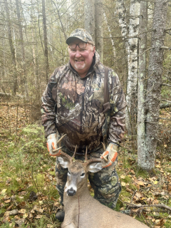 Charlie Cottrell from Alpena Bagged His 8 Point in Alpena!