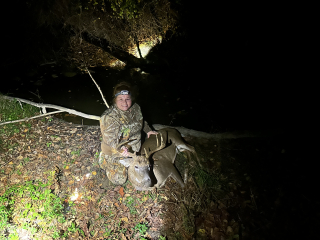 Natasha Binder from Owendale bagged her 9 point in Harbor Beach!  Hunting with my 6 year old son and what a memorable time
