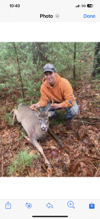 Alden Mcshane from Oscoda Bagged his 6 point in Tawas Township!   Got this nice 6 pt opening morning about 9 am