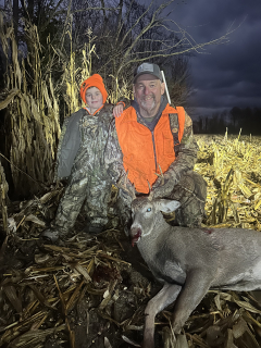 Paul Binder from Ownedale Bagged a 9 point in Harbor Beach!   My 6 year old son is an avid outdoor kid. and I love to teach my kids what a great God has for us. 