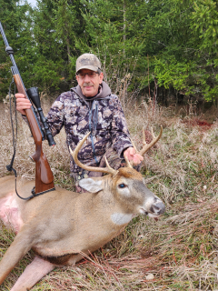 Bob Pipesh from Whittemore bagged his 9 point in Turner!