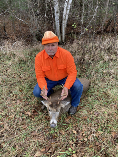 Dan Kubisiak from East Tawas Bagged His 8 Point in Wilber Twp!