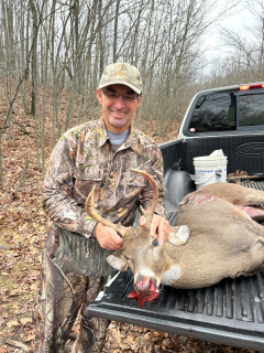 Pat Carey from Hubbard Lake bagged his 6 point in Alcona County!