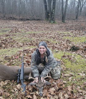 Rachelle Johnson from Hale bagged her 8 point in Iosco County!
