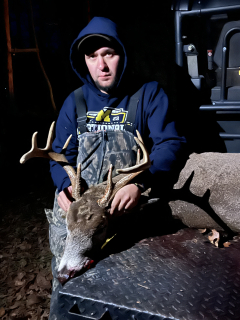 Quentin Johnson from Hale Bagged his 8 point in Iosco County!