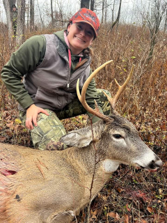 Jayden Quarters From Tawas City  Bagged a 7 Point in Tawas Twp.