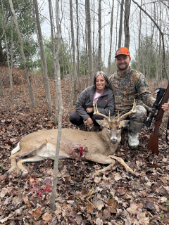 Brandon Groff from Tawas City Bagged his 8 point in Alabaster Twp.