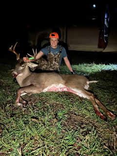 Ethan Herman from Elkton Bagged his 8 point in Huron County!