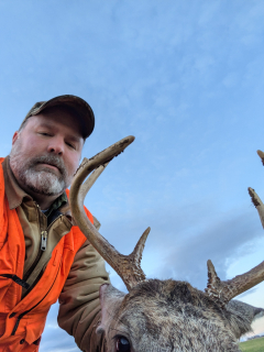 Jeromie Foote from Snover bagged an 8 point in Argyle