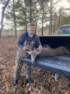 Hunter Myles from Oscoda Bagged his 8 point in Oscoda!