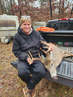 Ruth Winter from Pinconning bagged her 10 point in West Branch!