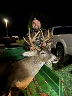 Luke Gehring from Harbor Beach bagged a 7 point in Huron County!