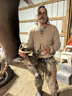 Daniel Ferchak from Harrisville bagged his 8 point in Harrisville!
