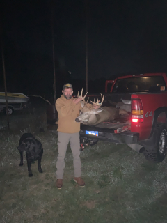 Jeffrey Duvall from East Tawas bagged his 10 point in Wilber Township!