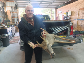 Will Cousins from East Tawas bagged his 8 point in Marlette!