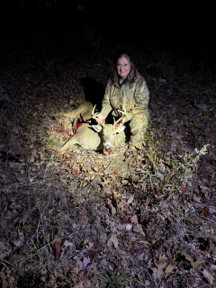 Stacey Deel from Sterling bagged a nice 8 point in Sterling