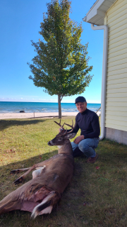 Richard Palmer from Vassar bagged a 10 point in Alcona County  