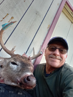 Harold Miller from East Tawas  bagged a 7 point on Sherman Road!