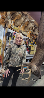 Amy Felske from Midland bagged an 8 point in Iosco County!