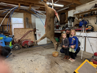 Nate Freel from Grand Blanc bagged a Doe in Ortonville!  : First hunt of this year God provided this beautiful public land doe couldn’t be happier!