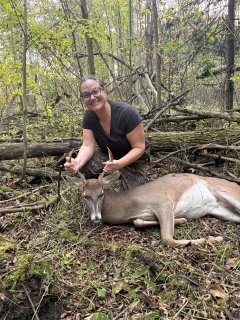 Jody Yorton from Prescott bagged a 6 point inPrescott!   First year back in the tree using my Mathews Bow in 7 years 