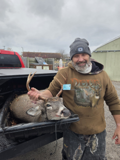Robby Kimsel from Oscoda bagged a 6 point in Wilber!