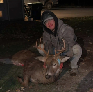 luke Ratajczak from Standish bagged a 9 point in Arenac County!