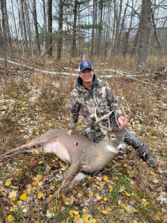 Bryan Lapine from Lincoln baged his 8 point in Alcona County!