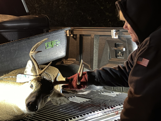 Donna Nowak from Rogers City bagged an 8 point in Presque Isle!