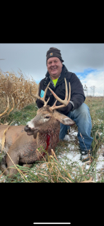 Greg Polega from Bad Axe bagged an 8 point in Verona!  