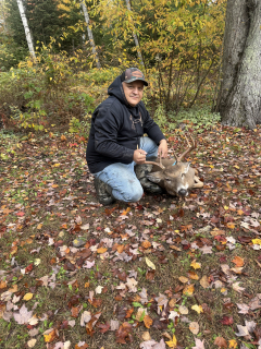 Art Gray from Greenbush bagged his 9 point in Greenbush!