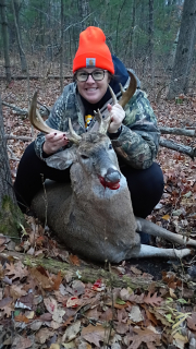 Tiffany Bischoff from Tawas City baged her 9 point in Tawas Township!