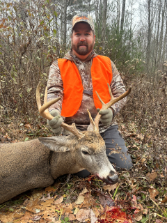Andy Kobs from Tawas City bagged his 7 point in Tawas!