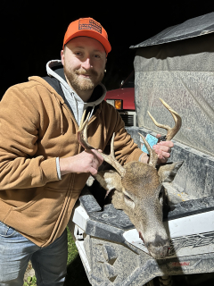 Joey Stone from Prescott bagged his 8 point in Ogemaw County!