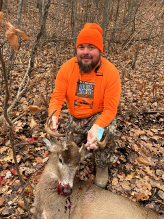 James Geyer from Whitemore bagged his 10 point in Iosco County!  Only Deer I saw that morning Shot at 805 am 