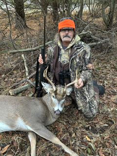 Daniel Ferchak from Harrisville bagged his 8 point in Harrisville!