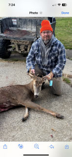 Joey Stone from Prescott bagged his 9 point in Ogemaw County!